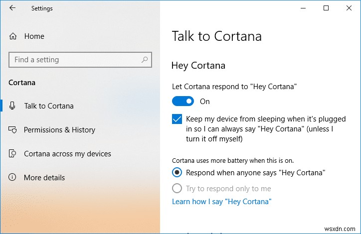 Windows 10 লক স্ক্রিনে Cortana সক্ষম বা নিষ্ক্রিয় করুন