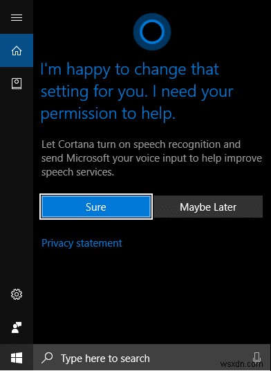 Windows 10 লক স্ক্রিনে Cortana সক্ষম বা নিষ্ক্রিয় করুন