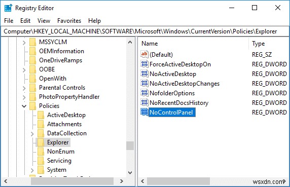 কন্ট্রোল প্যানেল এবং Windows 10 সেটিংস অ্যাপ সক্ষম বা নিষ্ক্রিয় করুন 