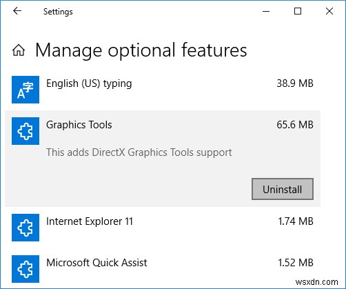 Windows 10 এ গ্রাফিক্স টুল কিভাবে ইন্সটল বা আনইনস্টল করবেন