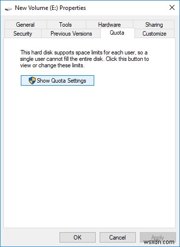 Windows 10 এ ডিস্ক কোটা সীমা এবং সতর্কতা স্তর কিভাবে সেট করবেন