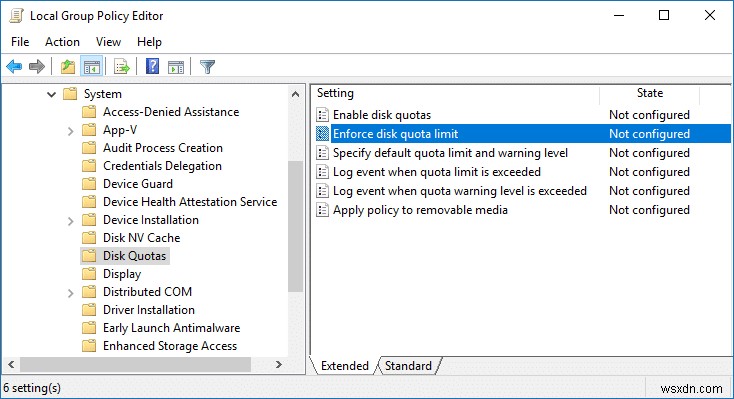 Windows 10 এ এনফোর্স ডিস্ক কোটা সীমাগুলি সক্ষম বা অক্ষম করুন৷ 