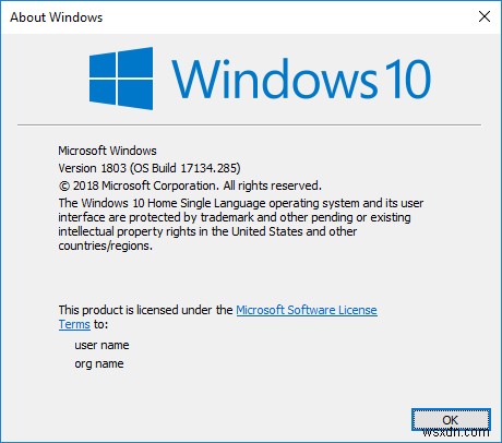 আপনার কাছে Windows 10 এর কোন সংস্করণ আছে তা দেখুন