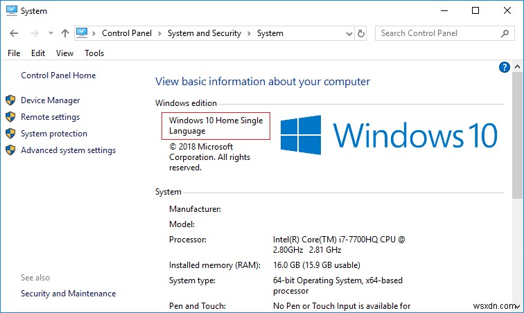 আপনার কাছে Windows 10 এর কোন সংস্করণ আছে তা দেখুন