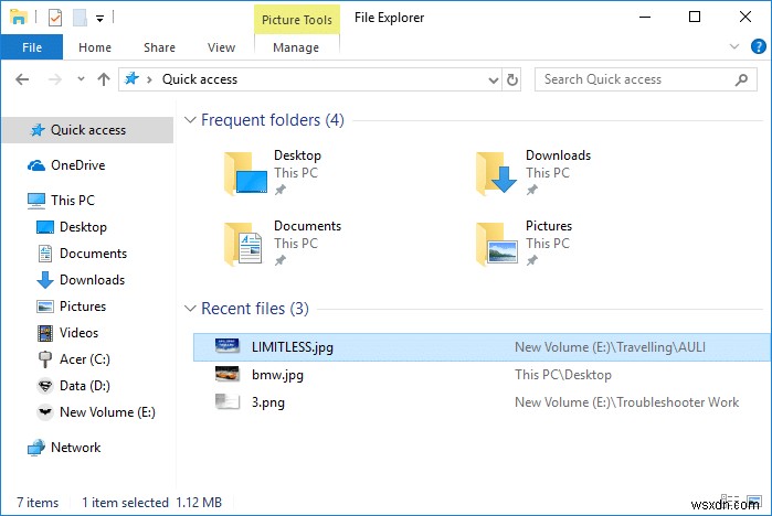 Windows 10 এ আপনার ফাইল এক্সপ্লোরার সাম্প্রতিক ফাইলের ইতিহাস সাফ করুন