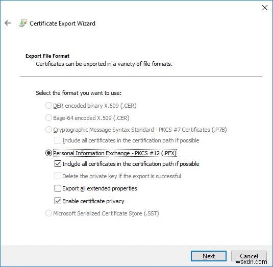 Windows 10 এ আপনার EFS সার্টিফিকেট এবং কী ব্যাক আপ করুন