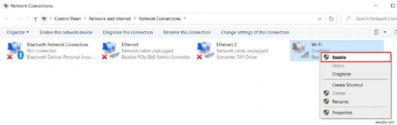 Windows 10-এ IPv6 কানেক্টিভিটি নো ইন্টারনেট অ্যাক্সেস ঠিক করুন 