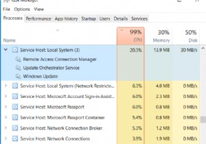 পরিষেবা হোস্ট ঠিক করুন:স্থানীয় সিস্টেম (svchost.exe) উচ্চ CPU এবং ডিস্ক ব্যবহার 