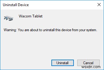 Windows 10 এ পাওয়া যায়নি Wacom ট্যাবলেট ড্রাইভার ঠিক করুন