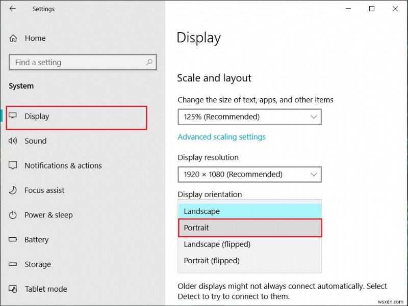 Windows 10-এ ধূসর হয়ে যাওয়া রোটেশন লক ঠিক করুন 