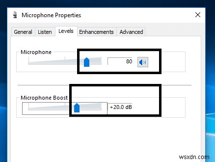 Windows 10 এ মাইক্রোফোনের ভলিউম বাড়ান