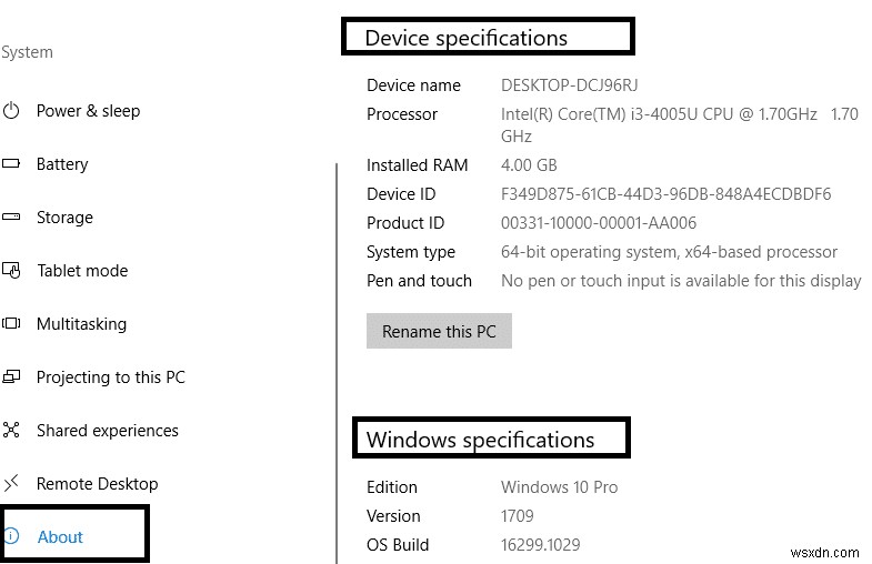 Windows 10 এ আপনার পিসির স্পেসিফিকেশন কিভাবে চেক করবেন