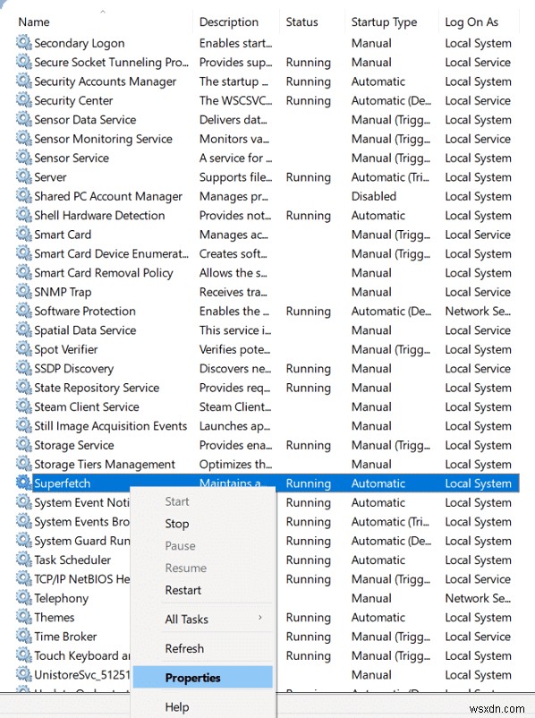 Windows 10 টিপ:সুপারফেচ অক্ষম করুন 
