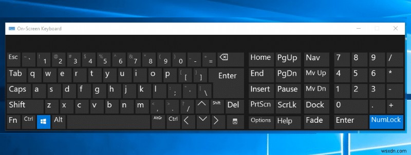 Windows 10 টিপ:অন-স্ক্রিন কীবোর্ড সক্ষম বা অক্ষম করুন 