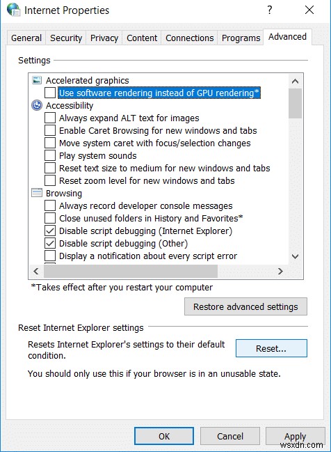 Fix Internet Explorer কাজ করা বন্ধ করে দিয়েছে