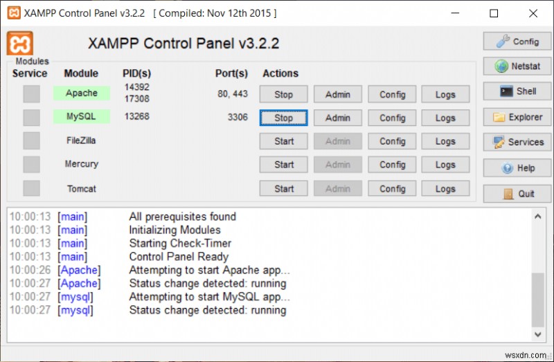 Windows 10 এ XAMPP ইনস্টল এবং কনফিগার করুন