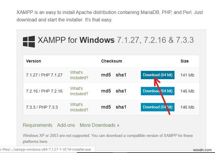 Windows 10 এ XAMPP ইনস্টল এবং কনফিগার করুন