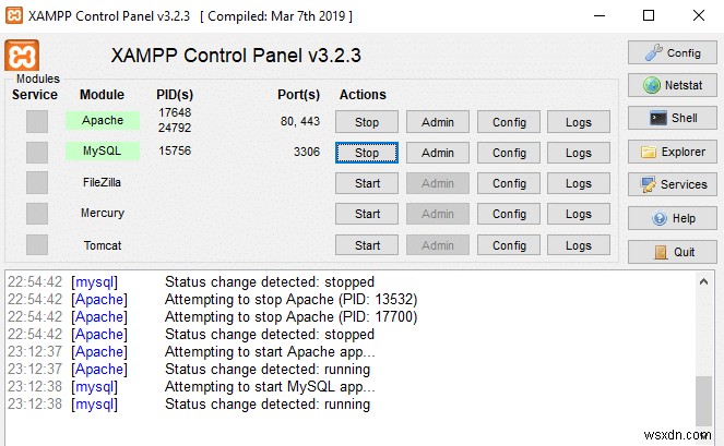 Windows 10 এ XAMPP ইনস্টল এবং কনফিগার করুন