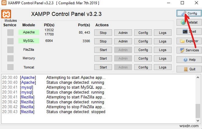 Windows 10 এ XAMPP ইনস্টল এবং কনফিগার করুন