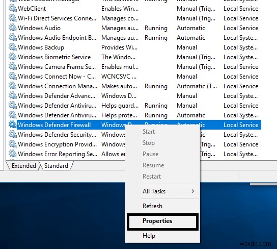 Windows 10 এ Windows Firewall সমস্যার সমাধান করুন