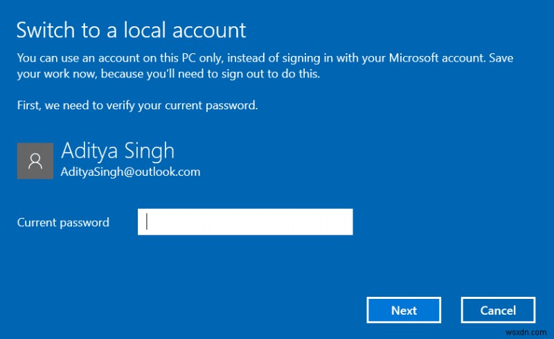 কিভাবে Windows 10 এ একটি স্থানীয় ব্যবহারকারী অ্যাকাউন্ট তৈরি করবেন