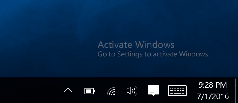 Windows 10 থেকে সক্রিয় Windows Watermark সরান