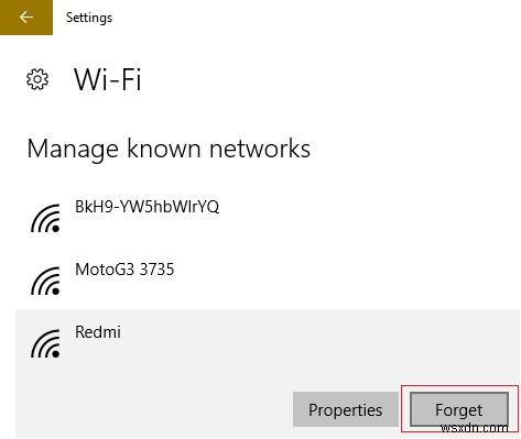 Windows 10-এ Wi-Fi নেটওয়ার্ক ভুলে যাওয়ার 3টি উপায় 