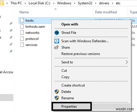 Windows 10-এ হোস্ট ফাইল সম্পাদনা করার সময় ফিক্স অ্যাক্সেস অস্বীকার করা হয়েছে 