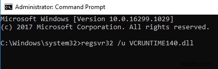 Windows 10 থেকে VCRUNTIME140.dll অনুপস্থিত ঠিক করুন 