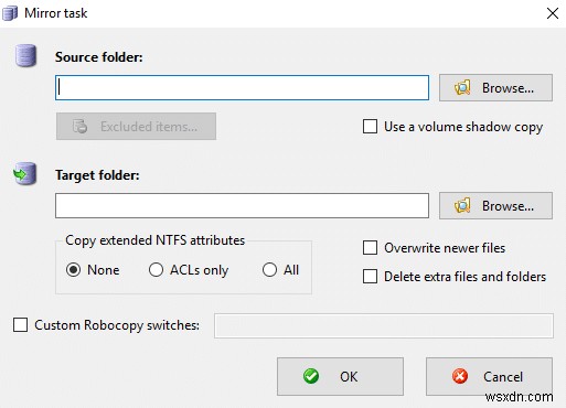 Microsoft Robocopy এ একটি গ্রাফিক্যাল ইউজার ইন্টারফেস (GUI) যোগ করুন