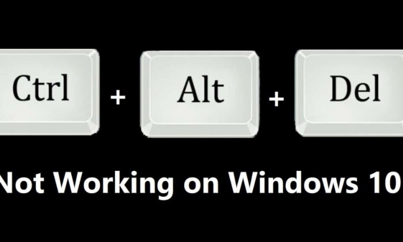 Windows 10 এ Ctrl + Alt + Del কাজ করছে না তা ঠিক করুন 