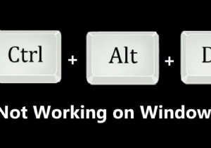 Windows 10 এ Ctrl + Alt + Del কাজ করছে না তা ঠিক করুন 