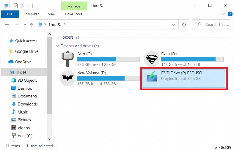 Windows 10 এ ISO ফাইল মাউন্ট বা আনমাউন্ট করার 3 উপায় 