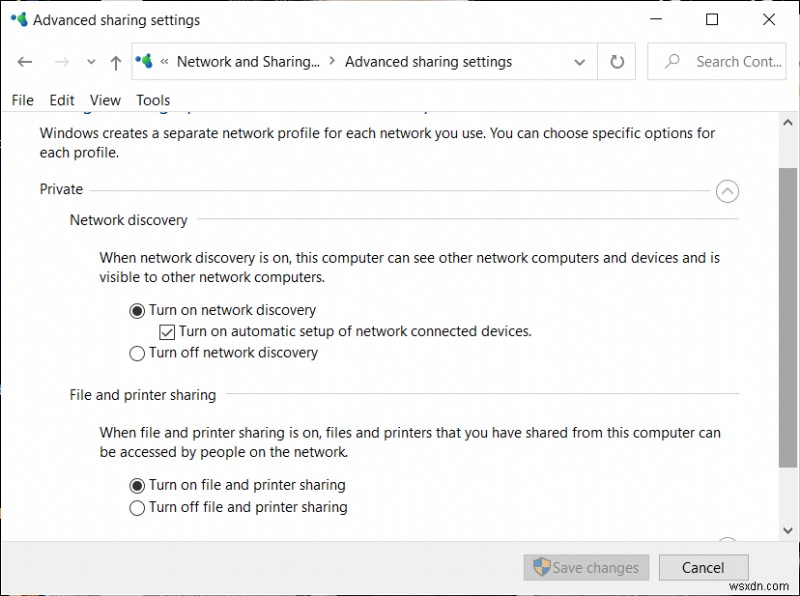 Windows 10 এ HomeGroup ছাড়া ফাইল এবং প্রিন্টার শেয়ার করুন