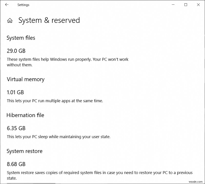 Windows 10 এ সংরক্ষিত স্টোরেজ সক্ষম বা অক্ষম করুন 