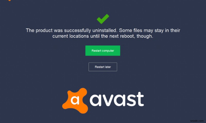 Windows 10 এ Avast অ্যান্টিভাইরাস সম্পূর্ণরূপে আনইনস্টল করার 5 উপায়