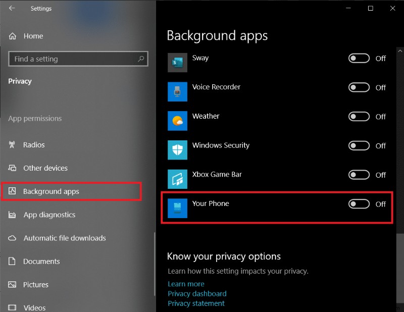 Windows 10 এ YourPhone.exe প্রক্রিয়া কি? কিভাবে এটি নিষ্ক্রিয় করবেন?