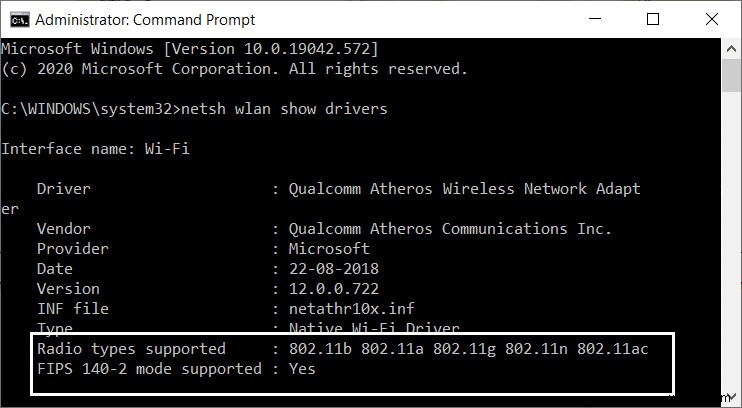 উইন্ডোজ 10 এ 5GHz ওয়াইফাই দেখা যাচ্ছে না তা ঠিক করুন 