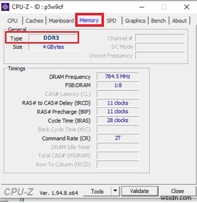 Windows 10-এ আপনার RAM টাইপ DDR3 বা DDR4 কিনা তা পরীক্ষা করুন 