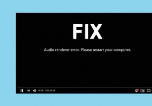 ঠিক করুন: অডিও রেন্ডারার ত্রুটি:অনুগ্রহ করে আপনার কম্পিউটার পুনরায় চালু করুন  
