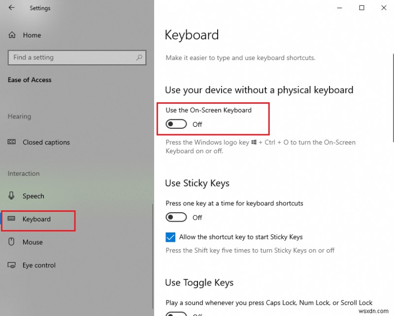 Windows 10 এ আটকে থাকা Caps Lock ঠিক করুন