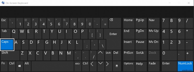 Windows 10 এ আটকে থাকা Caps Lock ঠিক করুন