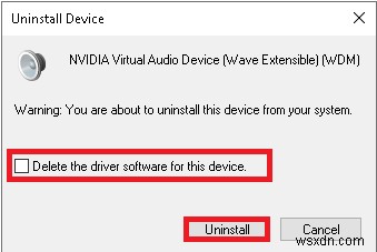 NVIDIA ভার্চুয়াল অডিও ডিভাইস ওয়েভ এক্সটেনসিবল কি? 