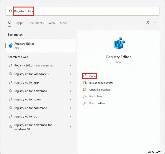 উইন্ডোজ 11 এ কীভাবে রেজিস্ট্রি এডিটর খুলবেন 