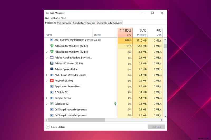 .NET রানটাইম অপ্টিমাইজেশান পরিষেবা উচ্চ CPU ব্যবহার ঠিক করুন 