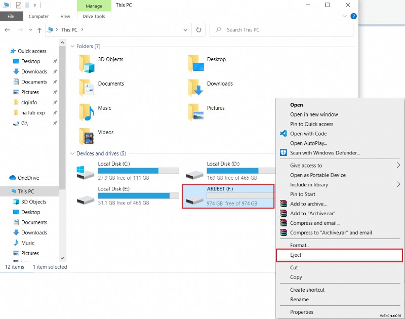 Windows 10 এ কিভাবে এক্সটার্নাল হার্ড ড্রাইভ বের করবেন