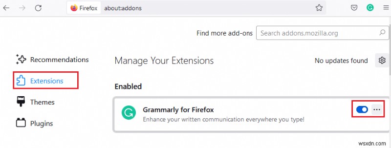 Fix Firefox ইতিমধ্যেই চলছে 