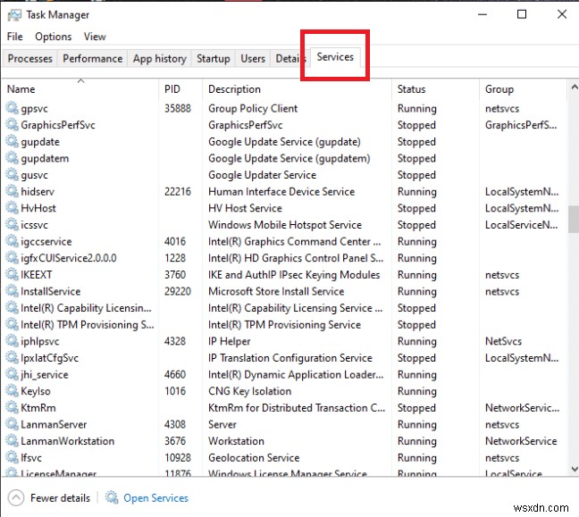 Intel RST পরিষেবা Windows 10 এ চলছে না ঠিক করুন