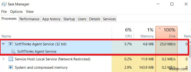 Windows 10 এ SoftThinks এজেন্ট সার্ভিসের উচ্চ CPU ব্যবহার ঠিক করুন 