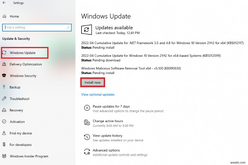 Windows 10 আপডেট স্টোর ত্রুটি 0x80D05001 ঠিক করুন 